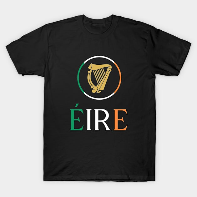 EIRE Irish Gold T-Shirt by VRedBaller